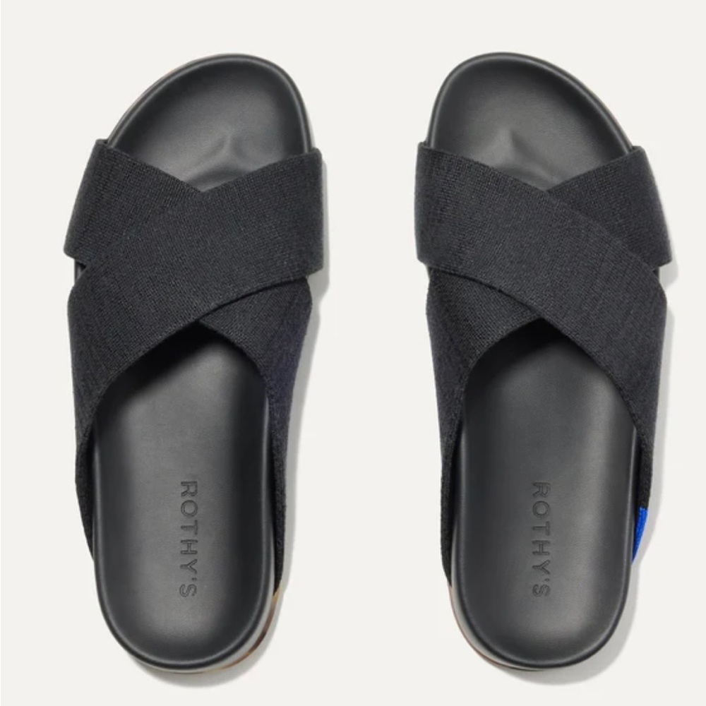 NWT Rothy’s “The Weekend Slide” | Black - NEW in Original Box! (Size 10)